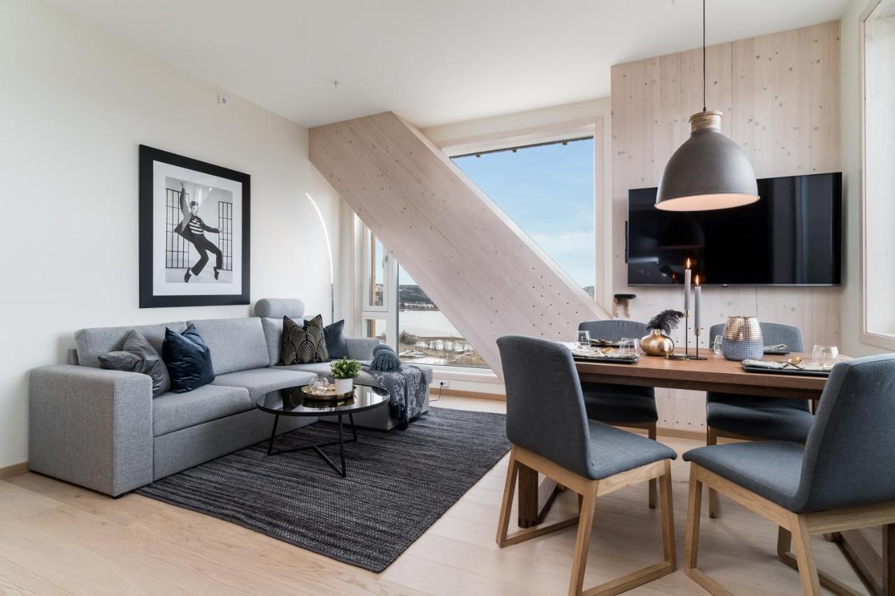 Mjos Tower Apartment - Lovely City View Ringsaker Luaran gambar