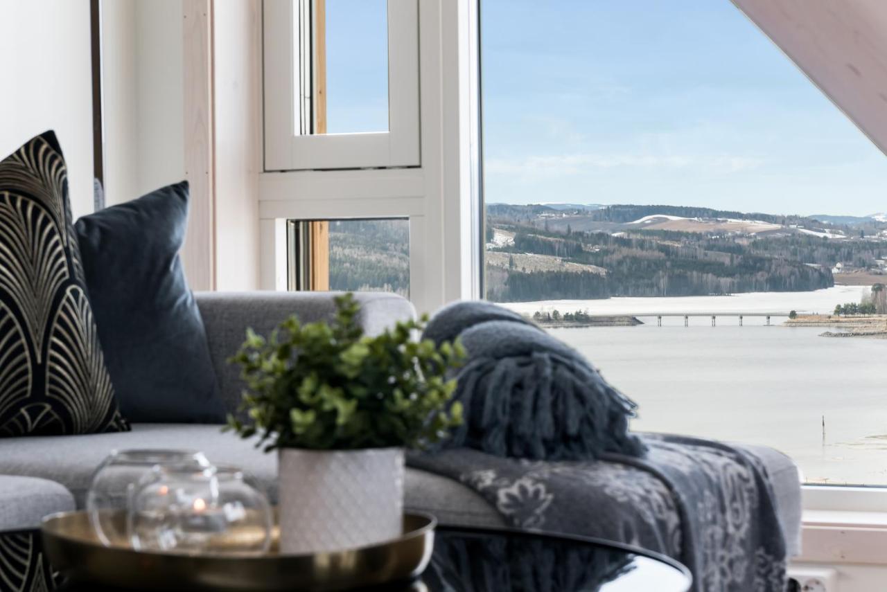 Mjos Tower Apartment - Lovely City View Ringsaker Luaran gambar