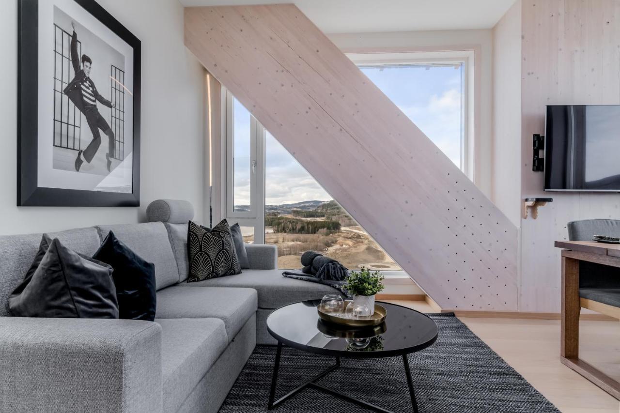 Mjos Tower Apartment - Lovely City View Ringsaker Luaran gambar